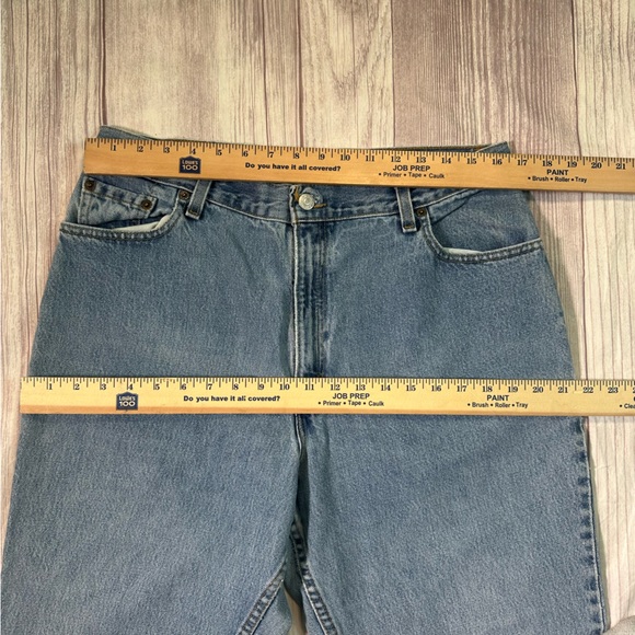 Women’s Vintage 90s Y2K Levi’s 550‎ USA 100% Cotton Relaxed Fit Denim Jeans 16M - Picture 3 of 9